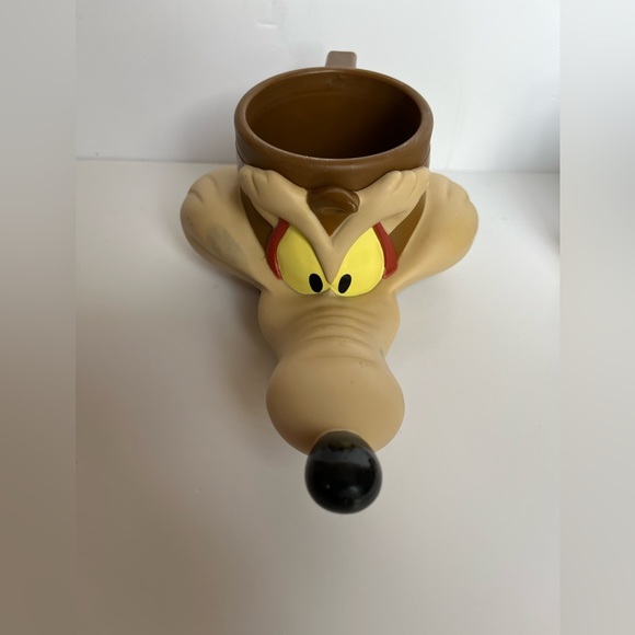 Rare vintage trio Looney Tunes character face mugs Tazz Sylvester Will e coyote - Picture 4 of 5